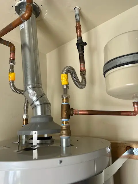 Water heater installation and plumbing repair in Goshen